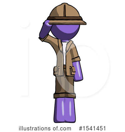 Royalty-Free (RF) Purple Design Mascot Clipart Illustration by Leo Blanchette - Stock Sample #1541451