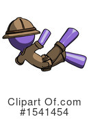 Purple Design Mascot Clipart #1541454 by Leo Blanchette