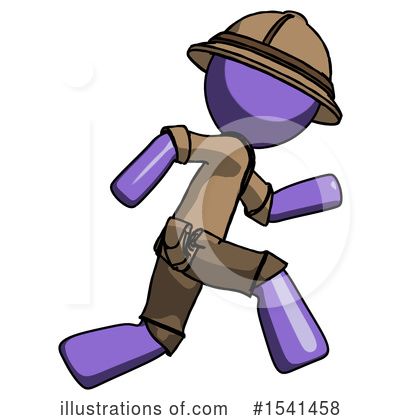 Royalty-Free (RF) Purple Design Mascot Clipart Illustration by Leo Blanchette - Stock Sample #1541458