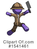 Purple Design Mascot Clipart #1541461 by Leo Blanchette