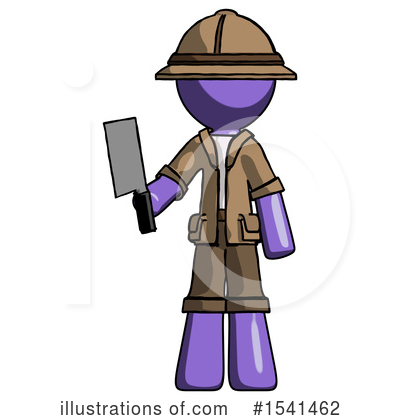 Royalty-Free (RF) Purple Design Mascot Clipart Illustration by Leo Blanchette - Stock Sample #1541462
