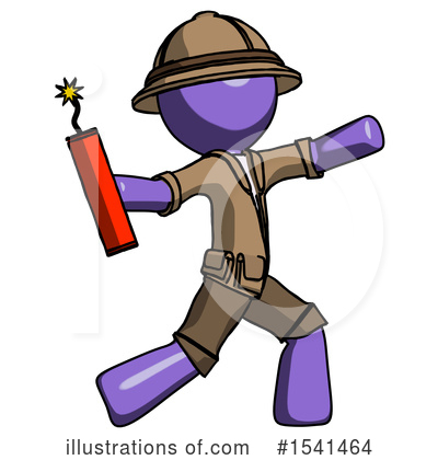 Royalty-Free (RF) Purple Design Mascot Clipart Illustration by Leo Blanchette - Stock Sample #1541464