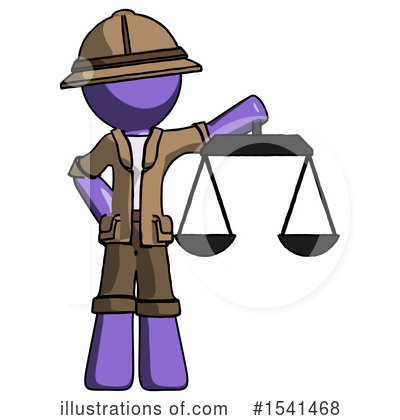 Royalty-Free (RF) Purple Design Mascot Clipart Illustration by Leo Blanchette - Stock Sample #1541468