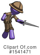 Purple Design Mascot Clipart #1541471 by Leo Blanchette