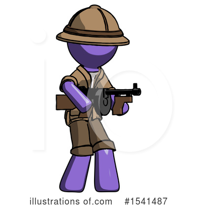Royalty-Free (RF) Purple Design Mascot Clipart Illustration by Leo Blanchette - Stock Sample #1541487
