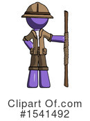 Purple Design Mascot Clipart #1541492 by Leo Blanchette