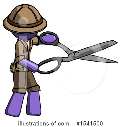 Royalty-Free (RF) Purple Design Mascot Clipart Illustration by Leo Blanchette - Stock Sample #1541500