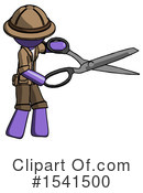 Purple Design Mascot Clipart #1541500 by Leo Blanchette