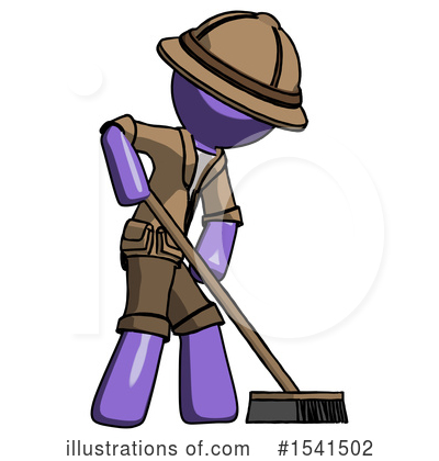 Royalty-Free (RF) Purple Design Mascot Clipart Illustration by Leo Blanchette - Stock Sample #1541502