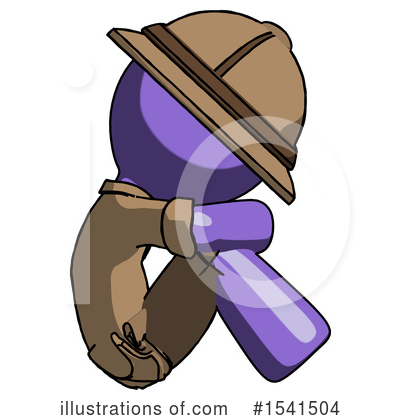 Royalty-Free (RF) Purple Design Mascot Clipart Illustration by Leo Blanchette - Stock Sample #1541504