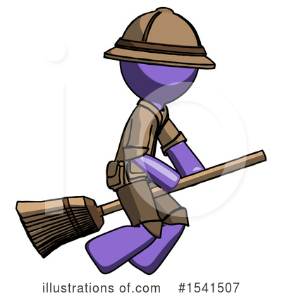 Royalty-Free (RF) Purple Design Mascot Clipart Illustration by Leo Blanchette - Stock Sample #1541507