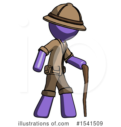 Royalty-Free (RF) Purple Design Mascot Clipart Illustration by Leo Blanchette - Stock Sample #1541509