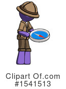 Purple Design Mascot Clipart #1541513 by Leo Blanchette