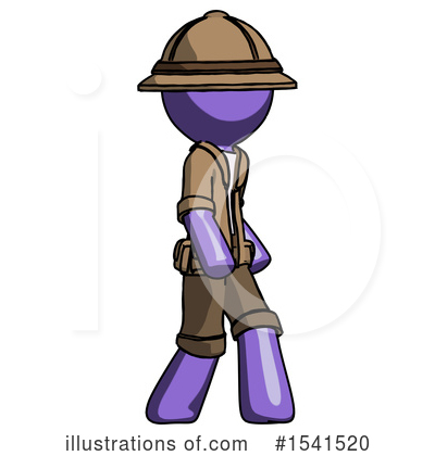 Royalty-Free (RF) Purple Design Mascot Clipart Illustration by Leo Blanchette - Stock Sample #1541520