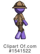 Purple Design Mascot Clipart #1541522 by Leo Blanchette