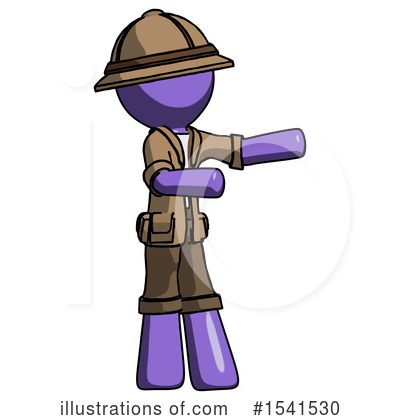 Royalty-Free (RF) Purple Design Mascot Clipart Illustration by Leo Blanchette - Stock Sample #1541530