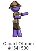 Purple Design Mascot Clipart #1541530 by Leo Blanchette