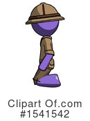 Purple Design Mascot Clipart #1541542 by Leo Blanchette