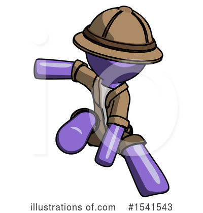 Royalty-Free (RF) Purple Design Mascot Clipart Illustration by Leo Blanchette - Stock Sample #1541543