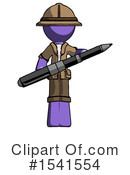 Purple Design Mascot Clipart #1541554 by Leo Blanchette