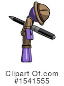 Purple Design Mascot Clipart #1541555 by Leo Blanchette