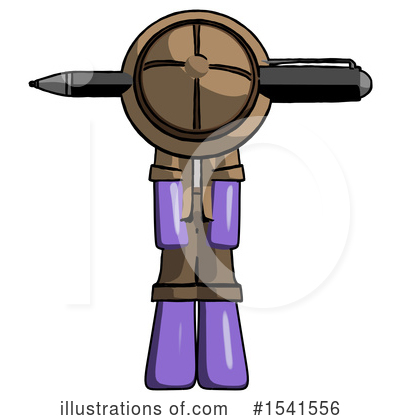 Royalty-Free (RF) Purple Design Mascot Clipart Illustration by Leo Blanchette - Stock Sample #1541556