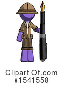 Purple Design Mascot Clipart #1541558 by Leo Blanchette