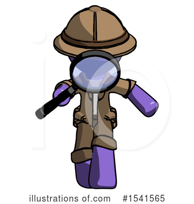 Royalty-Free (RF) Purple Design Mascot Clipart Illustration by Leo Blanchette - Stock Sample #1541565