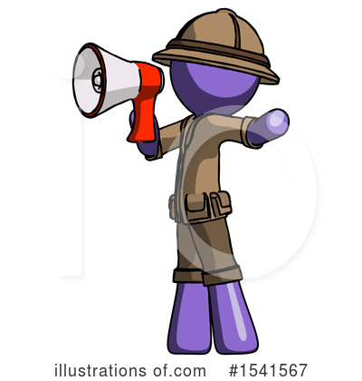 Royalty-Free (RF) Purple Design Mascot Clipart Illustration by Leo Blanchette - Stock Sample #1541567