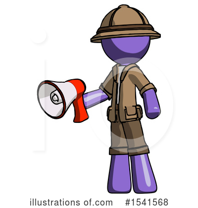 Royalty-Free (RF) Purple Design Mascot Clipart Illustration by Leo Blanchette - Stock Sample #1541568