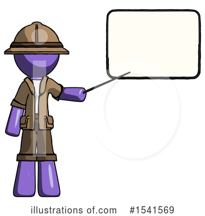 Royalty-Free (RF) Purple Design Mascot Clipart Illustration by Leo Blanchette - Stock Sample #1541569