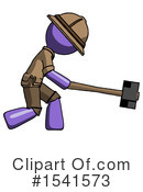 Purple Design Mascot Clipart #1541573 by Leo Blanchette