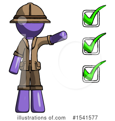 Royalty-Free (RF) Purple Design Mascot Clipart Illustration by Leo Blanchette - Stock Sample #1541577