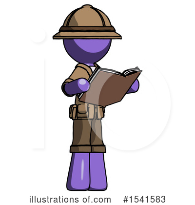 Royalty-Free (RF) Purple Design Mascot Clipart Illustration by Leo Blanchette - Stock Sample #1541583