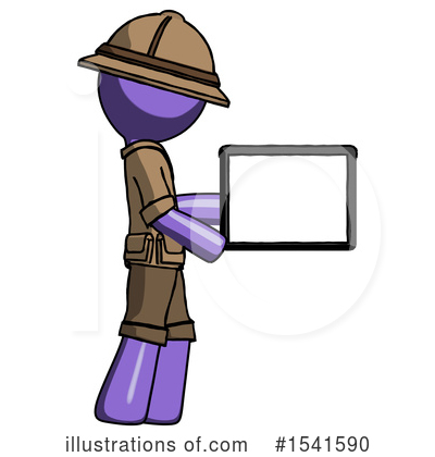 Royalty-Free (RF) Purple Design Mascot Clipart Illustration by Leo Blanchette - Stock Sample #1541590
