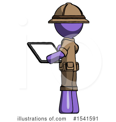 Royalty-Free (RF) Purple Design Mascot Clipart Illustration by Leo Blanchette - Stock Sample #1541591