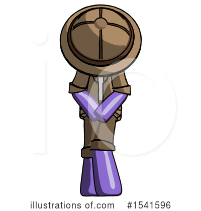 Royalty-Free (RF) Purple Design Mascot Clipart Illustration by Leo Blanchette - Stock Sample #1541596