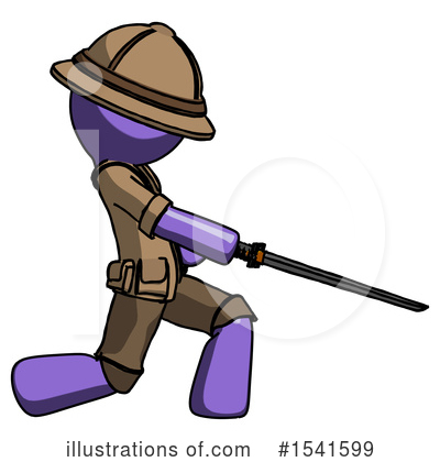 Royalty-Free (RF) Purple Design Mascot Clipart Illustration by Leo Blanchette - Stock Sample #1541599