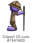 Purple Design Mascot Clipart #1541603 by Leo Blanchette