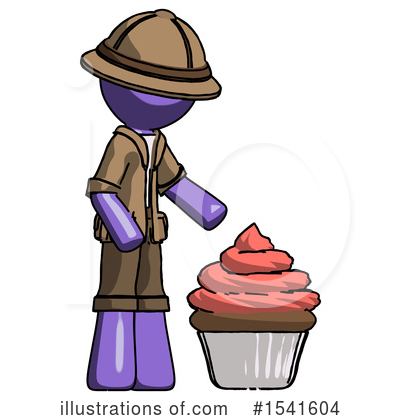 Royalty-Free (RF) Purple Design Mascot Clipart Illustration by Leo Blanchette - Stock Sample #1541604