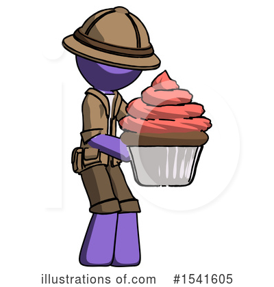 Royalty-Free (RF) Purple Design Mascot Clipart Illustration by Leo Blanchette - Stock Sample #1541605