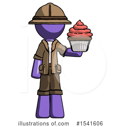 Royalty-Free (RF) Purple Design Mascot Clipart Illustration by Leo Blanchette - Stock Sample #1541606