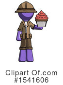 Purple Design Mascot Clipart #1541606 by Leo Blanchette