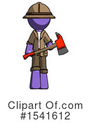 Purple Design Mascot Clipart #1541612 by Leo Blanchette