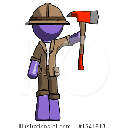 Royalty-Free (RF) Purple Design Mascot Clipart Illustration by Leo Blanchette - Stock Sample #1541613