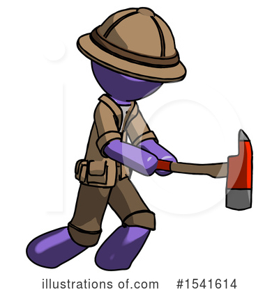 Royalty-Free (RF) Purple Design Mascot Clipart Illustration by Leo Blanchette - Stock Sample #1541614