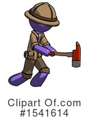 Purple Design Mascot Clipart #1541614 by Leo Blanchette