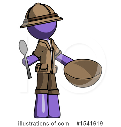 Royalty-Free (RF) Purple Design Mascot Clipart Illustration by Leo Blanchette - Stock Sample #1541619