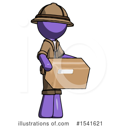 Royalty-Free (RF) Purple Design Mascot Clipart Illustration by Leo Blanchette - Stock Sample #1541621