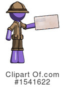 Purple Design Mascot Clipart #1541622 by Leo Blanchette
